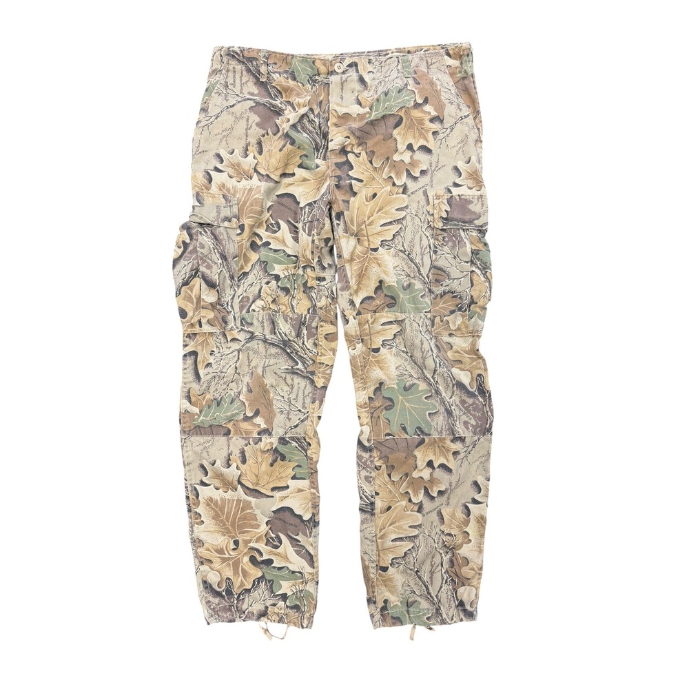 Atlanco Advantage Camo Cargo Pants Mens Large Regular Brown Excellent Utility